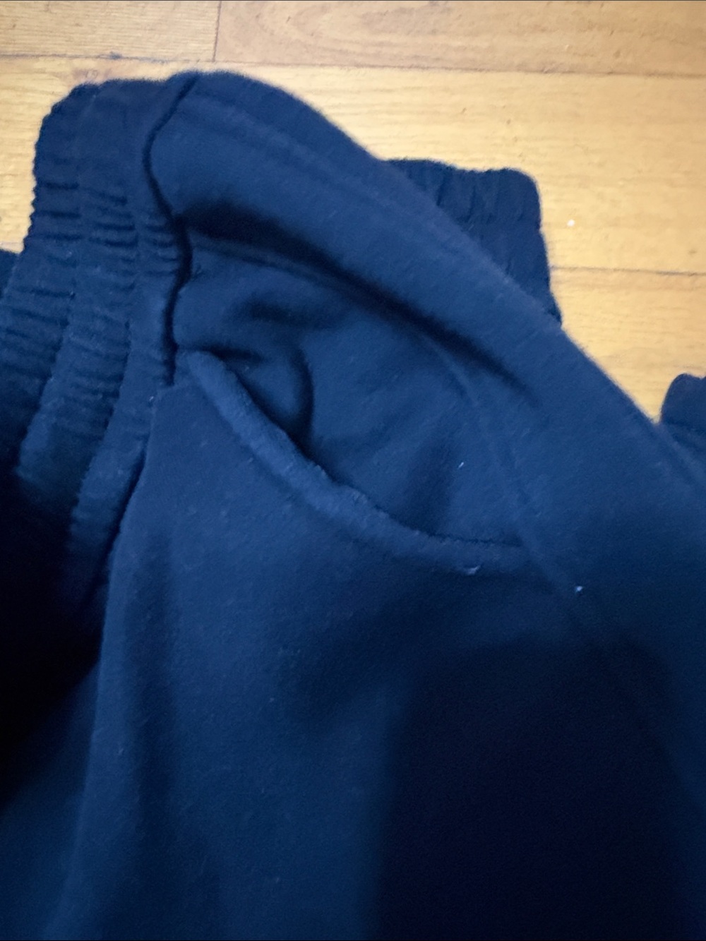 Black Drawstring Sweatpants - Picture 4 of 4